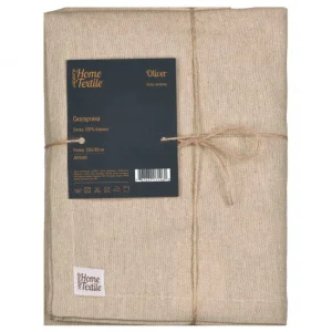 Фото скатерть ardesto oliver шоколад 136х180см (art08or)