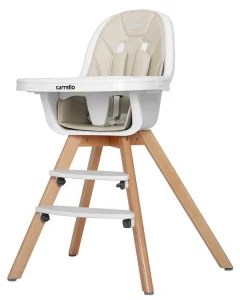 Фото стульчик для кормления carrello prego crl-9504/1 light beige (253947)