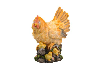 Фігурка декоративна Lefard Курка з курчам 28см (252-504)