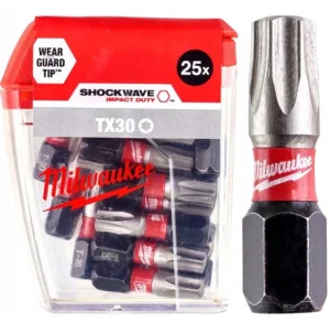 Набір біт Milwaukee Shockwave TX30 25мм 25шт (4932430886)