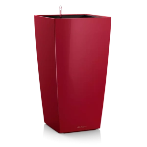 Вазон Lechuza Cubico Premium 30 червоний 29,5x29,5x56,5см 14л (18183)