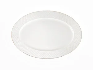 Фото блюдо lefard brilliant gold овальное 18,5x26см (949-001-2)