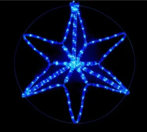 Гірлянда зовнішня Delux Motif Star IP44 EN синій 60x60см (90019524)