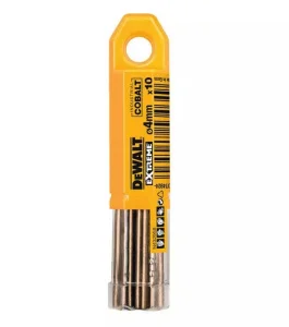 Свердло по металу DeWALT EXTREME INDUSTRIAL COBALT HSS-CO 4x43x75мм 10шт (DT4924)