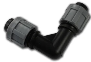 З'єднувач-коліно для крапельної стрічки Bradas DSTA02-00L