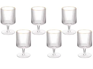 Набір келихів LeGlass 300мл 6 предметів (806-005)
