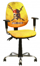 Кресло AMF Бридж Хром Дизайн Дисней Пираты карибского моря Веселый Роджер (242147)