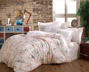 Комплект постільної білизни Hobby Poplin Royal бірюзовий 200x220см євро (42640_2,0)