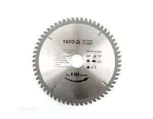 Диск пиляльний по алюмінію Yato 200х30х3,0х2,2мм 60 зубців (YT-6091)