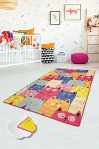 Фото коврик в детскую комнату chilai home cats renkli 100x160см (ch_110024144)