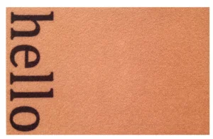 Фото коврик придверный izzihome perla kapi paspasi bej hello 35x60см (103plbhel4166)