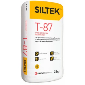 Клей армуючий для теплоізоляції Siltek T-87 25кг