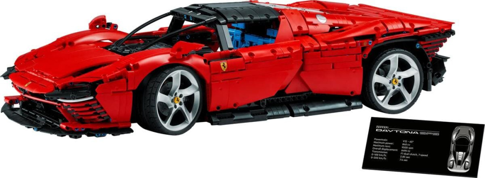 Конструктор Lego Technic Ferrari Daytona SP3 3778 предмети (42143)