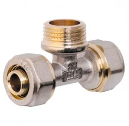 Тройник обжимной Valve 26х3/4"х26 НР (SV160262026)