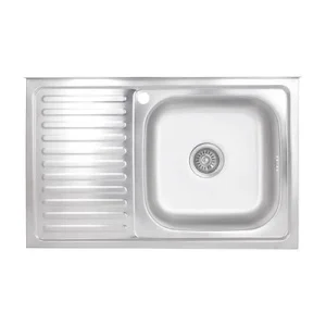 Кухонна мийка Brinex Satin 5080-R 0,6мм (BRIN5080RSAT06)