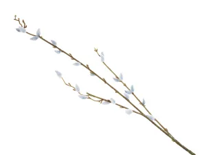 Декоративна гілка верби Lefard 76см з пластику (820-104)