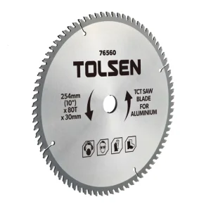 Диск пиляльний по алюмінію Tolsen 210x60Тx30мм (76540)