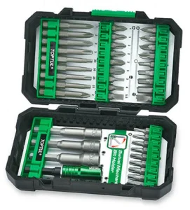Набір біт та головок для шуруповерта Toptul 1/4" 40шт (GAEW4001)