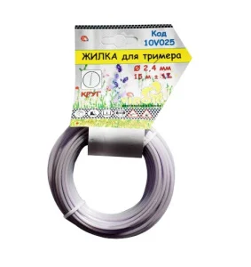 Жилка для тримера VIROK круг 2,4мм/15м (10V025)