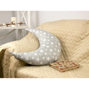 Фото подушка руно фигурная (312.52_луна_star)