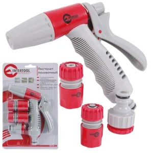 Набір з пістолетом для поливу Intertool 1/2" (GE-0016)