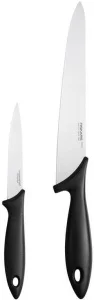 Фото набор ножей для шеф-повара fiskars essential 2 предмета (1065582)