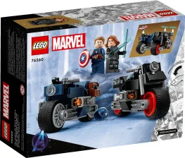 Конструктор Lego Marvel Мотоциклы Черной Вдовы и Капитана Америка 130 деталей (76260)