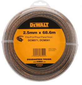 Леска для триммера DeWalt 2,5мм (DT20652)