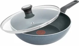 Фото сковорода вок tefal generous cook с крышкой 28см (c2771953_set)