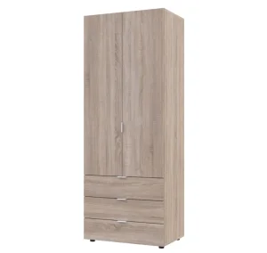 Шафа для одягу Doros Гелар 80737022 Cонома 77,5х49,5х203,4см (1782247672)
