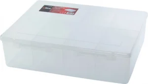 Органайзер пластиковий Ultra прозорий 8 відсіків 350x270x95мм (7417112)