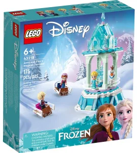 Фото конструктор lego disney очаровательная карусель анны и эльзы 175 деталей (43218)