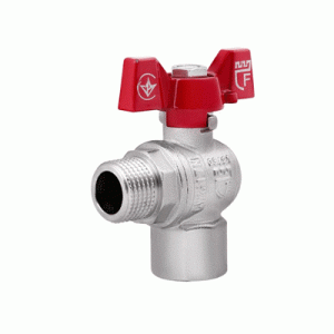 Кран шаровий SD Forte 1/2" ВН для води кутовий (SF267W15)