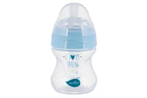 Фото бутылка для кормления антиколиковая nuvita nv6011 mimic collection 0м+ 150мл (nv6011azzuro)