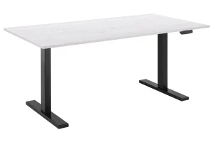Стіл комп'ютерний 2E Wood White 620/1280x1500х750мм (2E-CE150WWHITE-MOTORIZED)