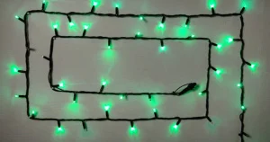 Гірлянда зовнішня Delux String 100LED IP44 EN зелений 2x5м (90016599)