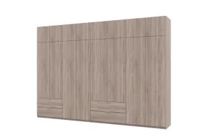 Шафа для одягу Doros Лукас Дуб сонома 4та4 ДСП 340х50х240 (42005139)