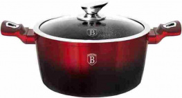 Фото кастрюля berlinger haus black burgundy 4,1л (1628n-bh)
