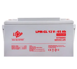 Акумулятор LogicPower гелевий LPM-GL 12V 65Ah (3869)