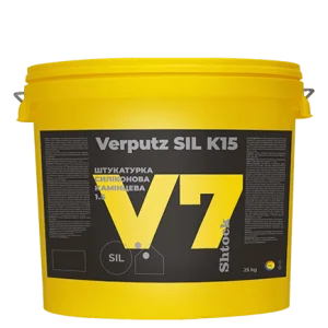 Штукатурка силиконовая Shtock Камешковая Verputz SIL K15 V7 база C прозрачная 25кг