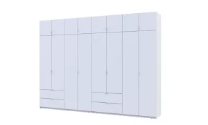 Шафа для одягу Doros Лукас Білий 4та4 ДСП 320х50х240 (42005126)