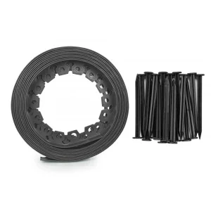 Бордюр газонный с комплектом колков Bradas Easy Border 40ммx10м (OBEGY4010SET)