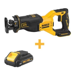 Пила шабельна акумуляторна DeWALT DCS382N+DCB187