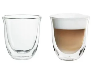 Набір склянок Delonghi Cappuccino 190мл 2 предмети