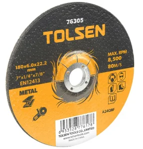 Круг зачисний по металу Tolsen 230x6,0x22,2мм (76307)