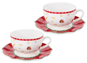 Чайний набір Lefard Christmas Deligh 250мл 4 предмети (985-145)