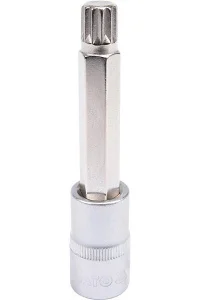 Головка торцева з бітою YATO SPLINE 1/2" M12 100мм (YT-04354)