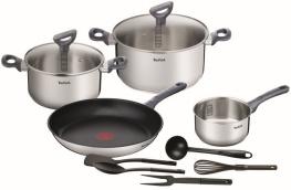 Фото набор посуды tefal daily cook 11 предметов (g713sb45)