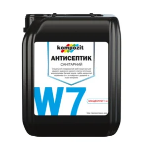 Антисептик Kompozit W7 санітарний 5л