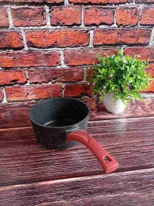 Ківш O.M.S. з гранітним покриттям 2л (OMS 3217-18-2л-Black)